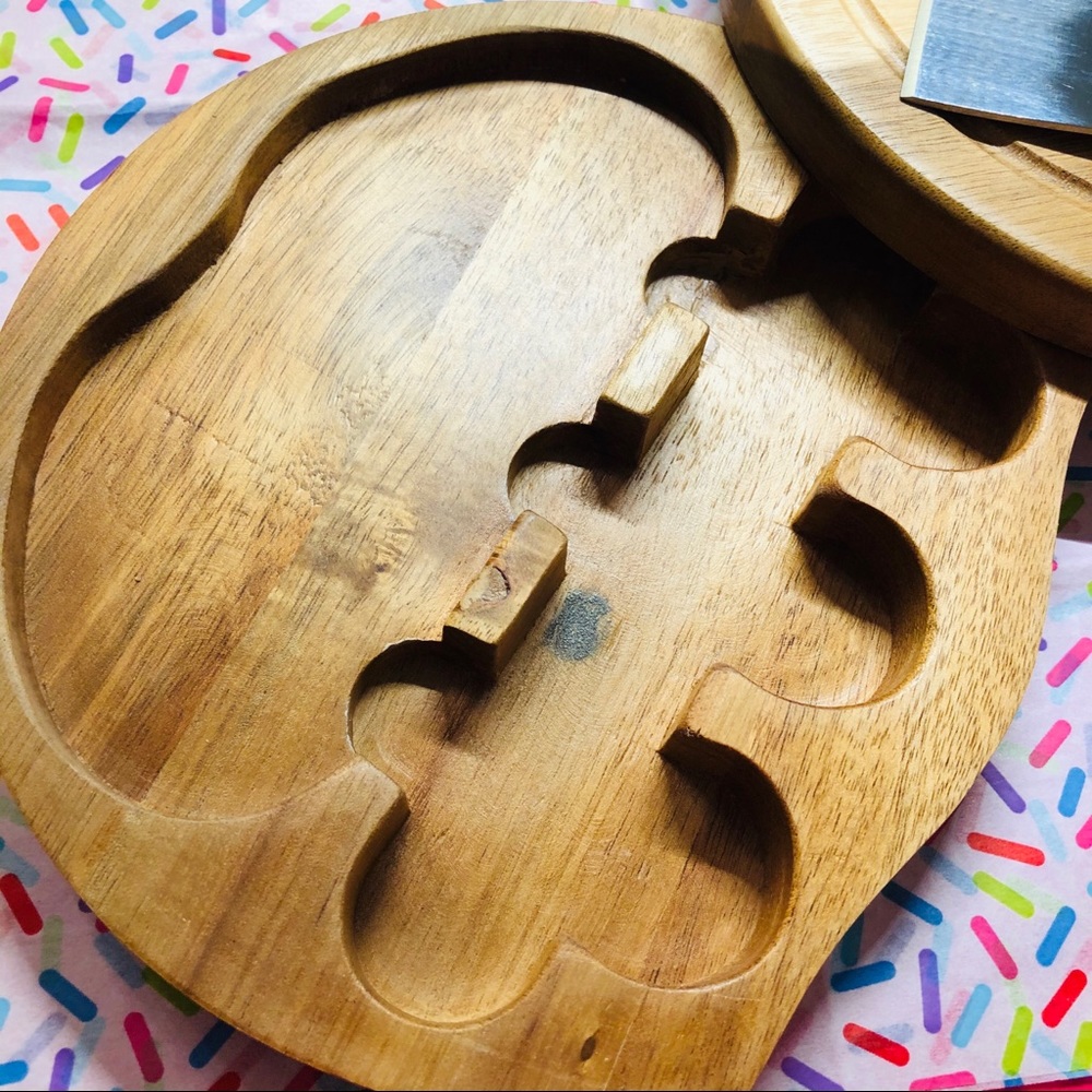 🌿Deluxe Cheese Board Set Acacia Wood - Picture 9 of 16